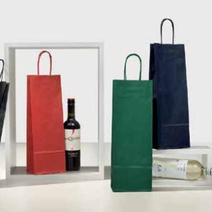 PORTA BOTTIGLIE oro, argento 14+8,5x39,5 - Box da 250