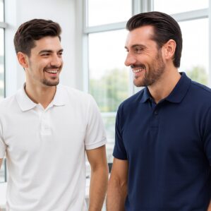 Polo piquet uomo da lavoro