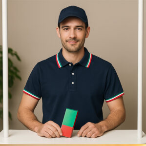 Polo con Tricolore per Animatori e Steward