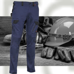 Pantalone Elasticizzato Multitasche da Lavoro Antiabrasione