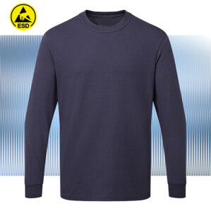 T-shirt manica lunga Antistatica per ambienti ESD