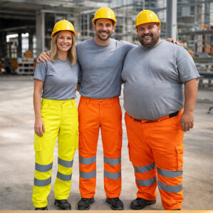 Pantaloni Lavoro Multitasche alta visibilità