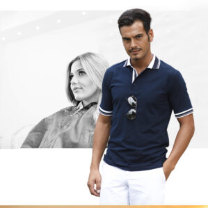 Polo elasticizzata alla moda per Parrucchiere