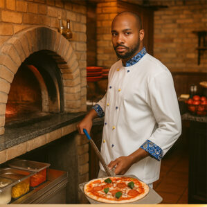 Giacca da pizzaiolo in cotone