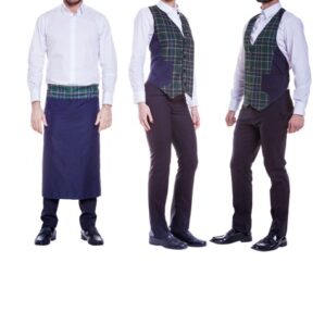 Grembiule lungo unisex scozzese