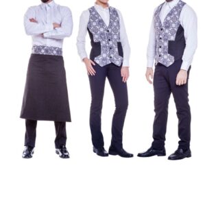 Grembiule a gilet donna in microfibra