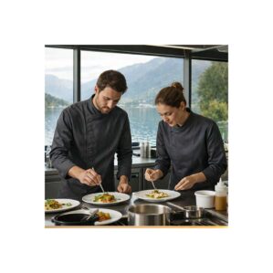 Giacca Chef microforata uomo