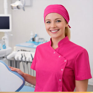 Casacca per assistente di studio odontoiatrico