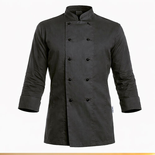 Giacca nera unisex da pasticciere - vista 2
