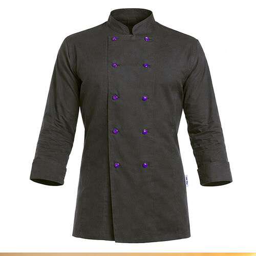 Giacca nera unisex da pasticciere - vista 4