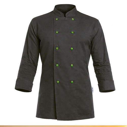 Giacca nera unisex da pasticciere - vista 5