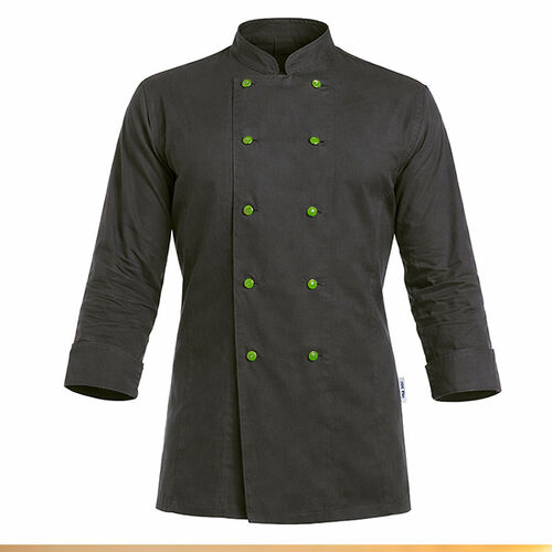 Giacca nera unisex da pasticciere - vista 6