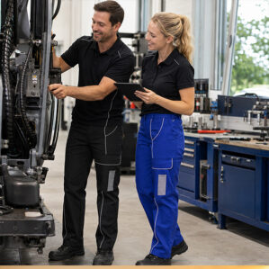Pantalone da operaio multitasche leggero e resistente
