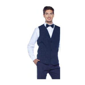 Gilet uomo foderato gessato