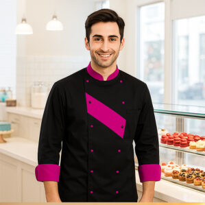 Giacca uomo nera da pasticciere