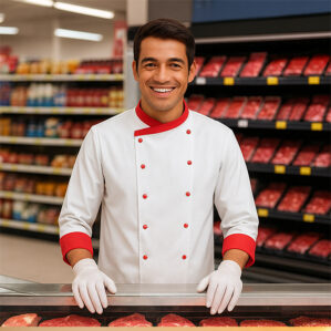 Giacca uomo certificata haccp per il settore alimentare