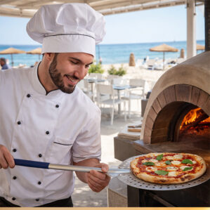 Giacca pizzaiolo manica corta