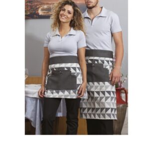 Grembiule lungo unisex antimacchia geometrico
