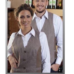 Grembiule a gilet uomo antimacchia