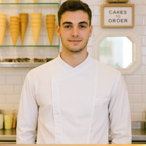 Giacca unisex per pasticceria e gelateria