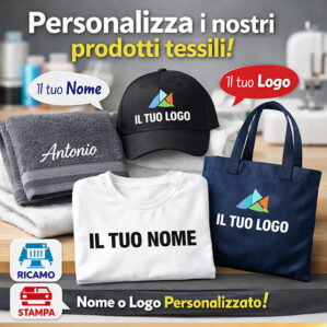 Personalizza la tua divisa con stampa o ricamo