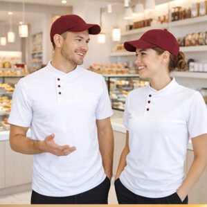Polo traspirante HACCP per pasticceria