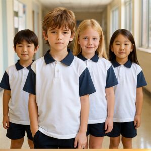 Polo elasticizzata per bambini - immagine 1