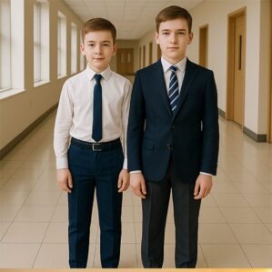 Pantalone elasticizzato per Studenti con vestibilità semi slim - immagine 1
