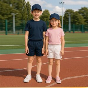 Pantaloncino bambini unisex elasticizzati - immagine 1