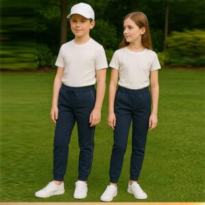 Pantalone bambino in cotone elasticizzato - immagine 1